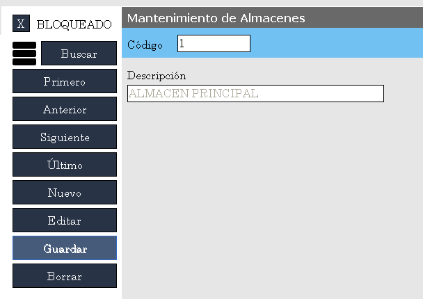 como configurar más de un almacen para el stock